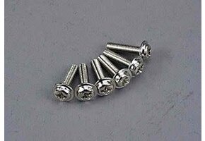 Traxxas Screws, 3x12mm washerhead machine (6)