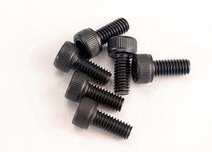 Screws, 2.5x6mm cap-head machine (hex drive) (6)  TRA3215