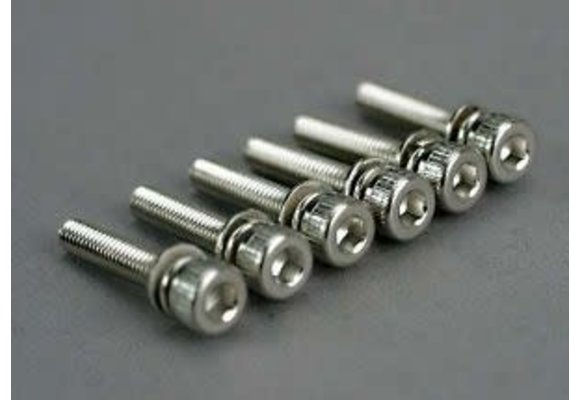 Screws, 3x15mm cap-head machine   TRA5142