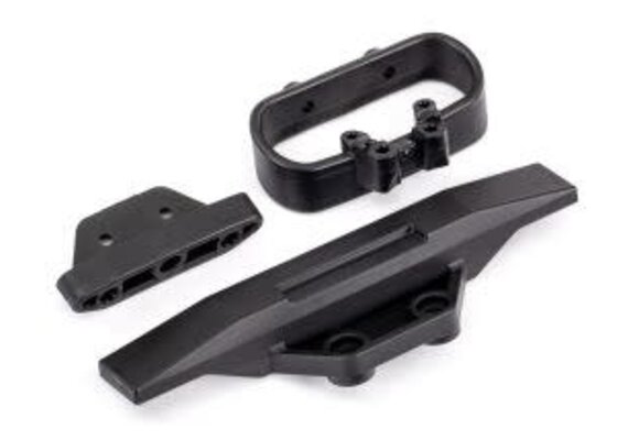 bumper, rear/ bumper mount  TRA9036
