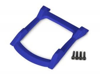Skid plate, roof (body) (blue)/ 3x12mm CS (4)  TRA6728X