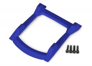 Skid plate, roof (body) (blue)/ 3x12mm CS (4) TRA6728X