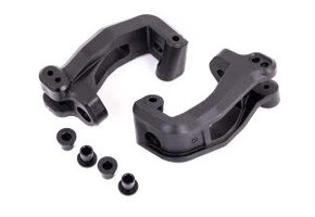Caster blocks (c-hub), left & right/ kingpin bushings (4)  TRA9532