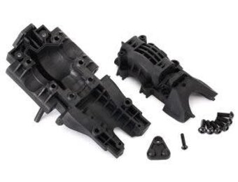Traxxas Bulkhead, rear (upper and lower)/ 4x12mm BCS (6) (requires #8622 chassis)