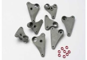 Rocker arm set, progressive-2 (90-T)/ spacers (red aluminum) (8)  TRA5358