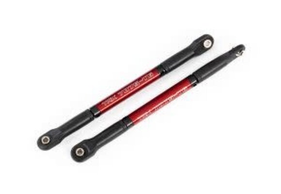 Push rods, aluminum (red-anodized)   TRA8619R, heavy duty (2) (assembled with rod ends and threaded inserts)