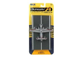 Runway24 B17 Flying Fortress (Silver) WWII USAAF Plane