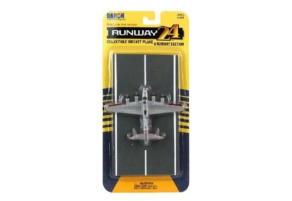 Runway24 B17 Flying Fortress (Silver) WWII USAAF Plane