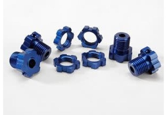 Blue Anodized Wheel Hubs,17mm  TRA5353X