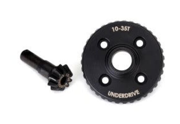 Ring gear, differential/ pinion gear, differential (underdrive, machined)  TRA8288