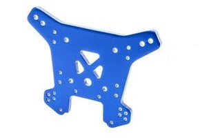 Shock tower, rear, 6061-T6 aluminum (blue-anodized) TRA9538