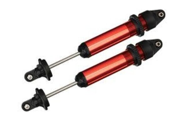 GTX SHOCKS W/O SPRINGS ALUMINU,ANODIZED RED  TRA7761R