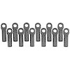 Long Rod Ends (12), Black: TRA 1/10,Rally  RPM80512