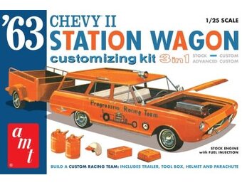Chevy II Station wagon 3 in 1 kit   AMT-1201