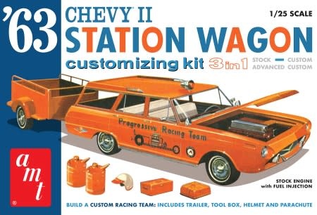 Chevy II Station wagon 3 in 1 kit   AMT-1201