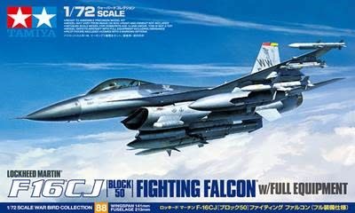 60788, 1/72 F-16 CJ Fighting Falcon Model Kit , w/equipment   TAM60788
