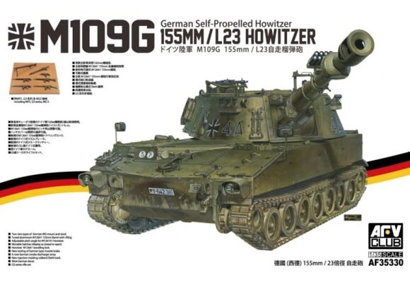 1/32 German M109 Self-Propelled Howitzer Plastic Model Kit   AFV35330
