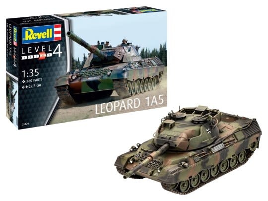 1/35 Leopard 1A5 German Tank Plastic Model Kit   RVL-3320