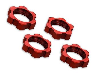 Wheels Nuts Splined 17mm Red   TRA7758R