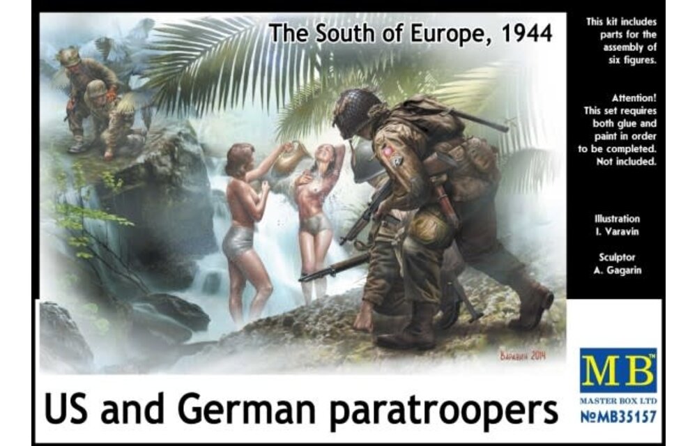 Paratroopers Watching Girls    	MTB-35157