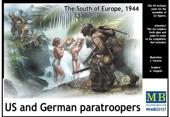 Paratroopers Watching Girls    	MTB-35157