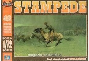 1/72 Stampede Plastic Figures, 48 pieces