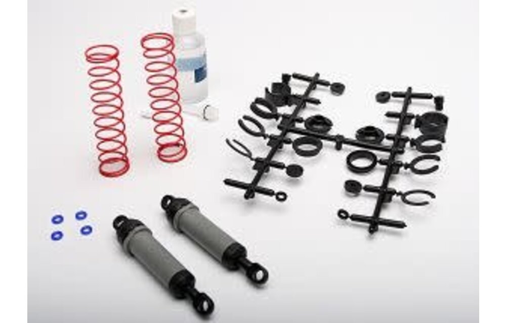 Ultra Shocks, Grey: TMX 3.3,w/Red Springs