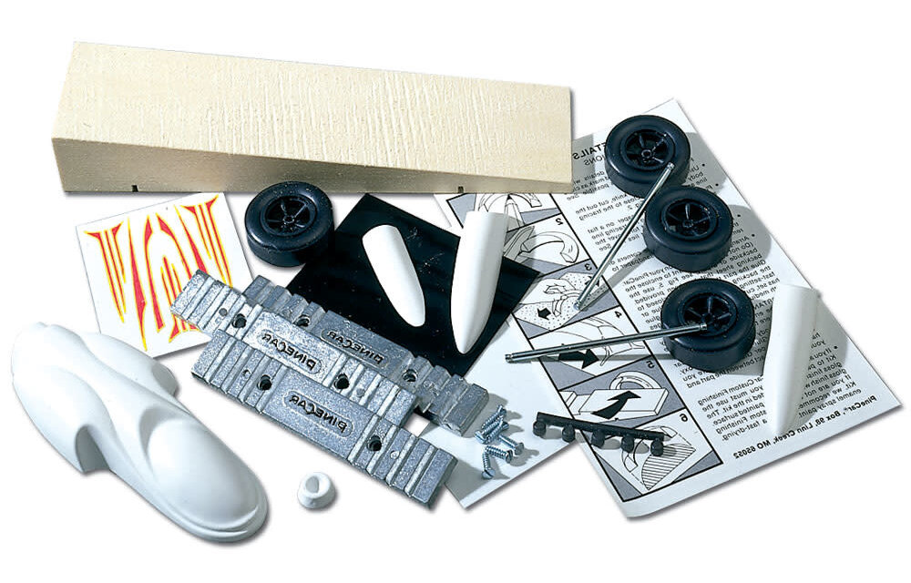 PineCar Designer Car Kit w/Wedge, Avenger