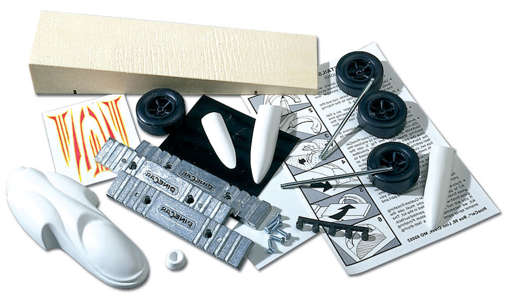 PineCar Designer Car Kit w/Wedge, Avenger