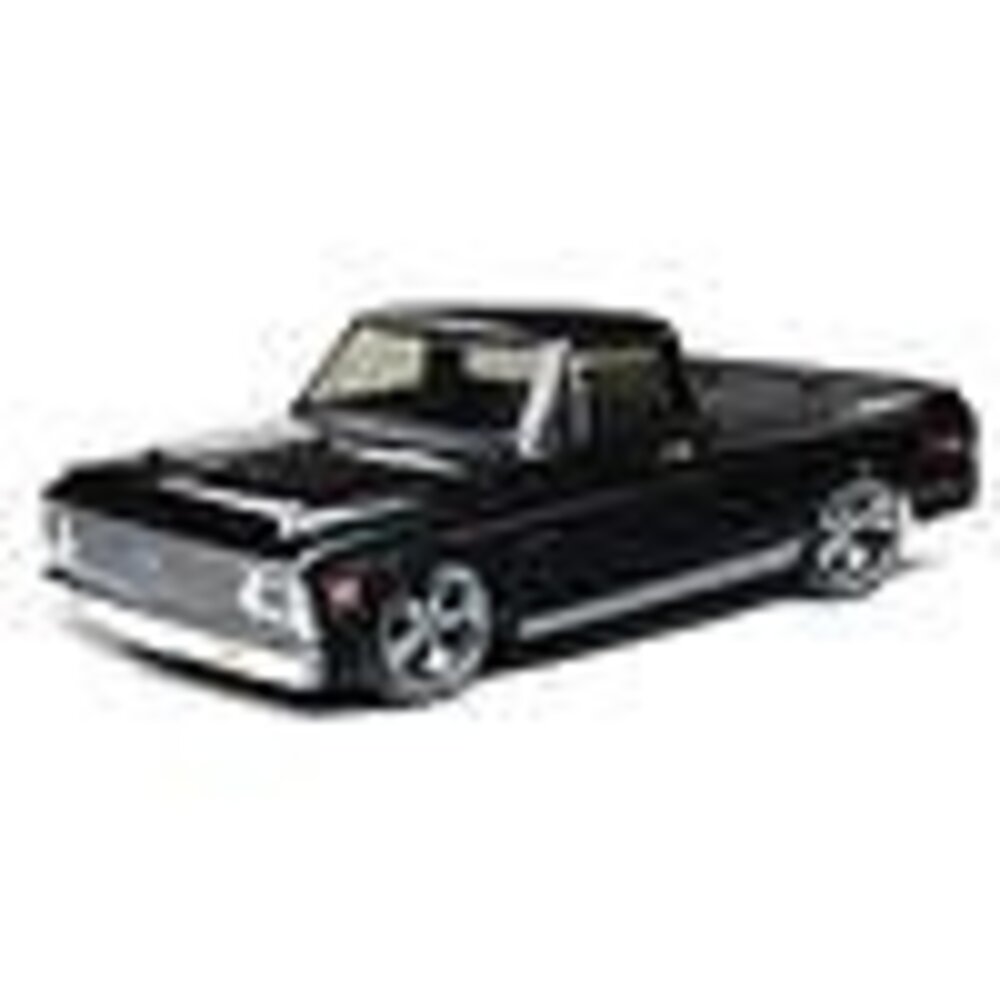 1972 Chevy C10 Pickup, 1/10 AWD V100 RTR, Black LOS03034T2