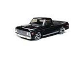 1972 Chevy C10 Pickup, 1/10 AWD V100 RTR, Black    LOS03034T2