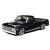 1972 Chevy C10 Pickup, 1/10 AWD V100 RTR, Black    LOS03034T2