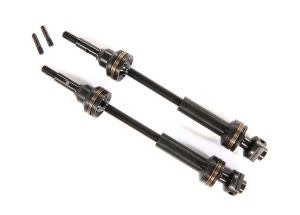 Driveshafts, front, steel-spline constant-velocity (complete assembly) (2)    TRA9051X