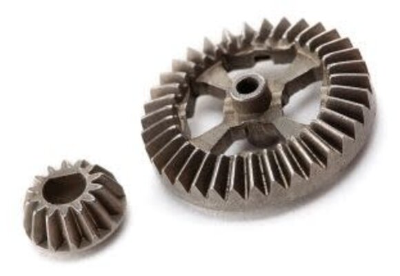 Traxxas Ring gear, differential/ pinion gear, differential (metal)
