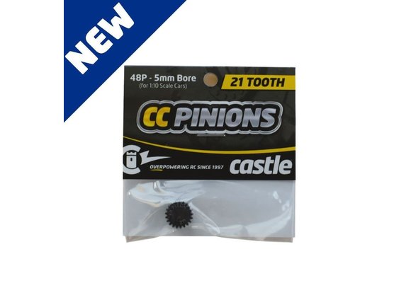 CC Pinion 21T-48 Pitch 5mm Bore