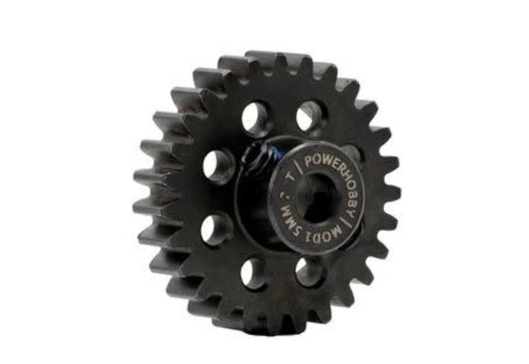 Hardened Steel 23T Mod1 5mm Pinion Gear with 2 Grub Screws