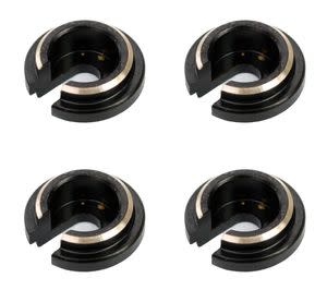 Brass Lower Shock Retainer, for Traxxas 1/18 TRX-4M, 4pcs, PHBTRX586