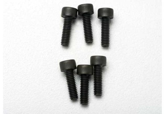 Screws, 2.5x8mm cap-head machine (6)
