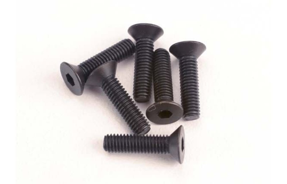 3 X 12MM COUNTERSUNK MACHINE SCREWS (6), 2552