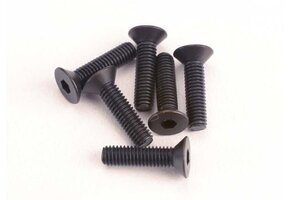3 X 12MM COUNTERSUNK MACHINE SCREWS (6), 2552