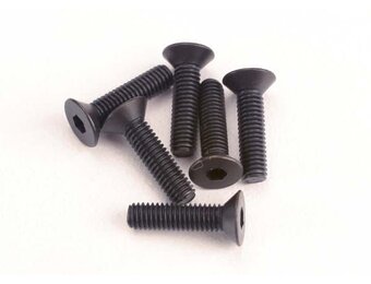 3 X 12MM COUNTERSUNK MACHINE SCREWS (6), 2552
