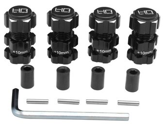 Aluminum +10mm 17mm Splined Hubs Maxx   HRAMXX10W01