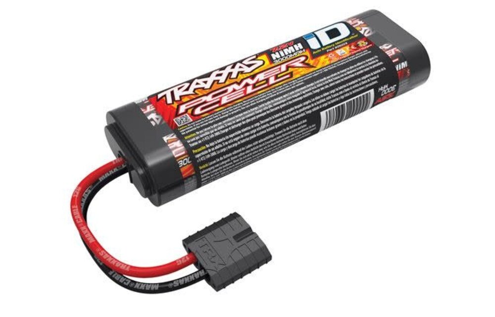 6-cell nimh 3000mah 7.2v flat