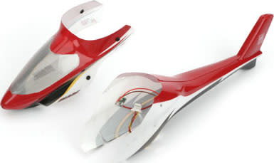 Complete Red Canopy with LEDs (Installed): BMCX2