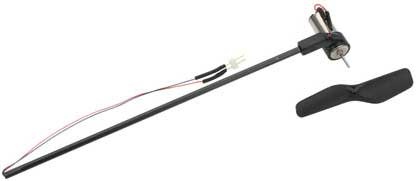 MSR Tail Boom,w/ Tail Motor/Rotor Mount