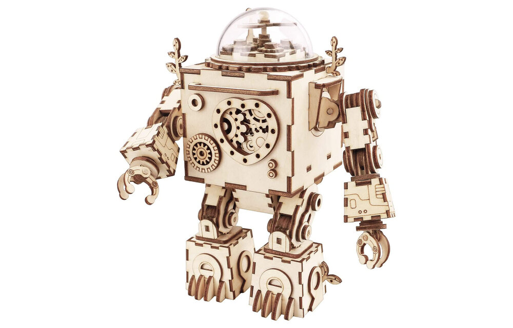 Steampunk Orpheus 3D Wooden Puzzle with Music Box ROEAM601