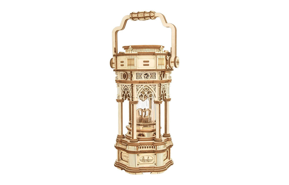 Victorian Lantern 3D Wooden Puzzle with Music Box ROEAMK61