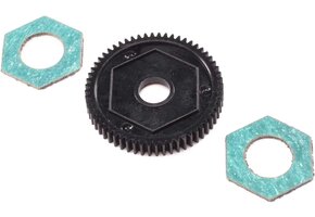 Spur Gear w/ Slipper Pads, 60T, 0.5M: Mini-T 2.0