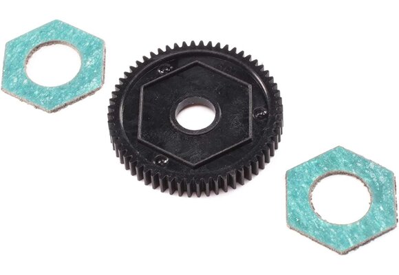 Spur Gear w/ Slipper Pads, 60T, 0.5M: Mini-T 2.0