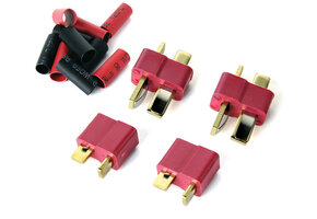 Deans-type Connectors - (2) Male, (2) Female